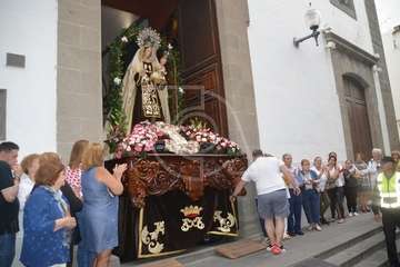 Misa y procesión de la Virgen de Telde en Los Llanos de Telde (Foto TA)